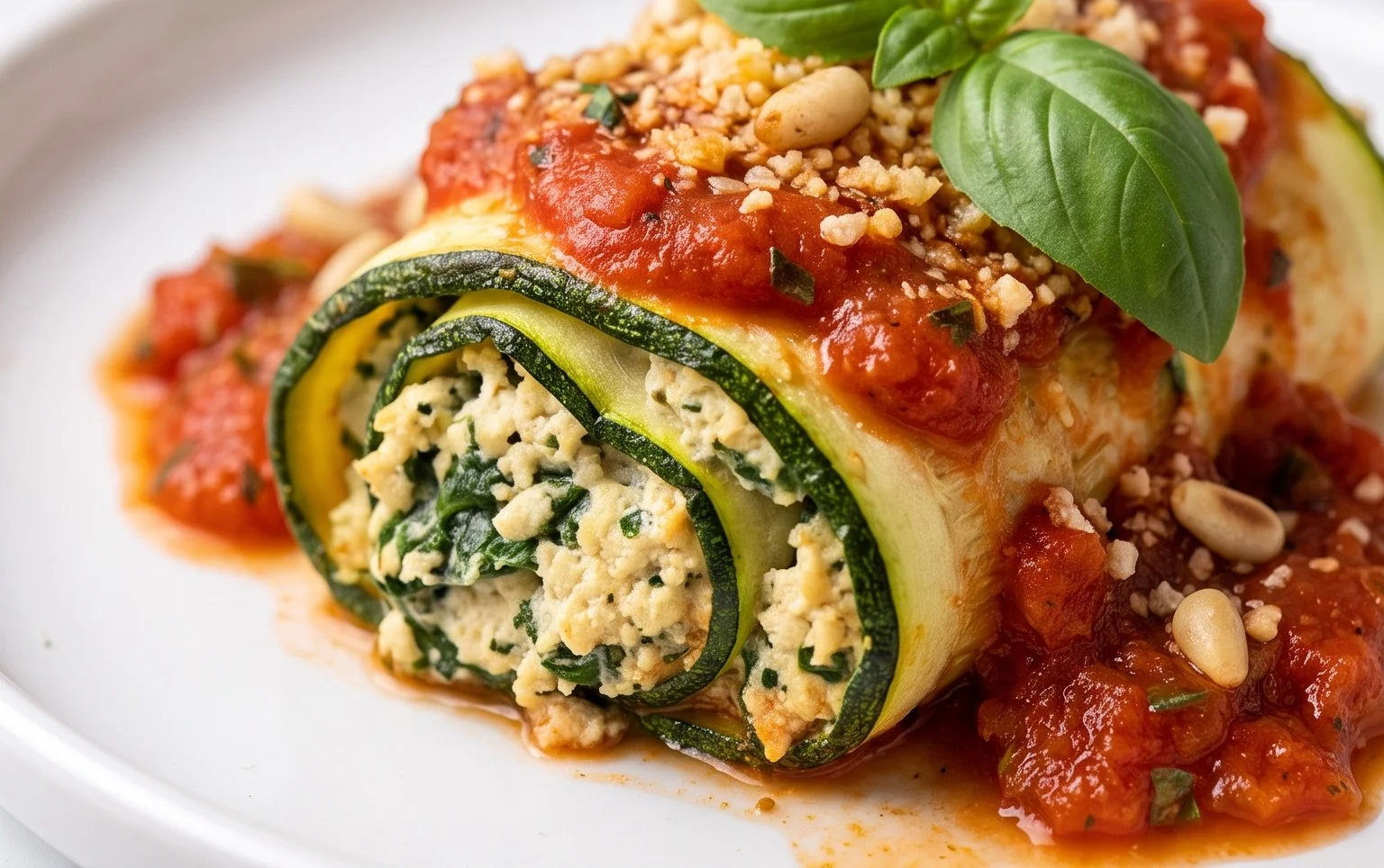 Vegan Zucchini Rollatini