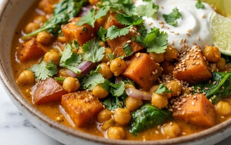 Sweet Potato and Chickpea Curry