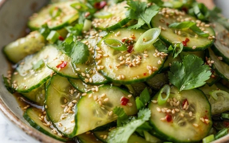 Easy Asian Cucumber Salad