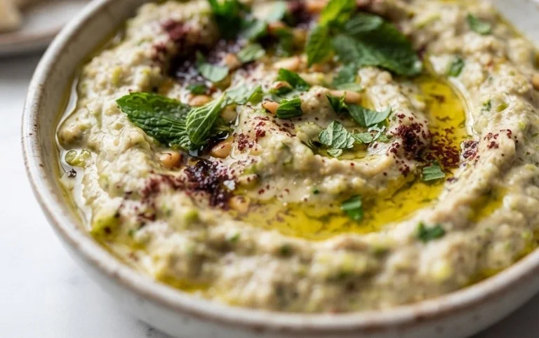 Pnon-alcoholic alestinian Zucchini Dip