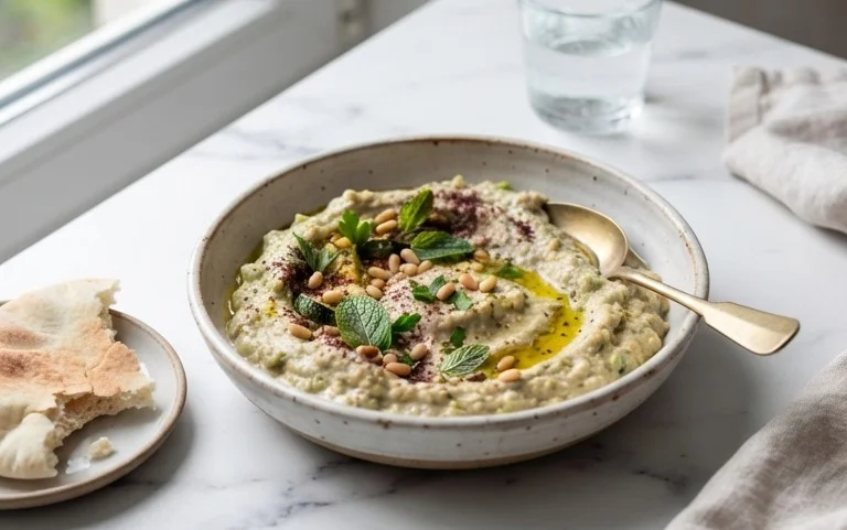 Pnon-alcoholic alestinian Zucchini Dip