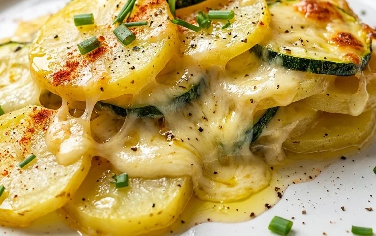 Kartoffel-Zucchini-Auflauf – so cremig & lecker