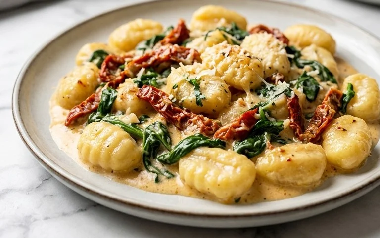Creamy Tuscan Gnocchi