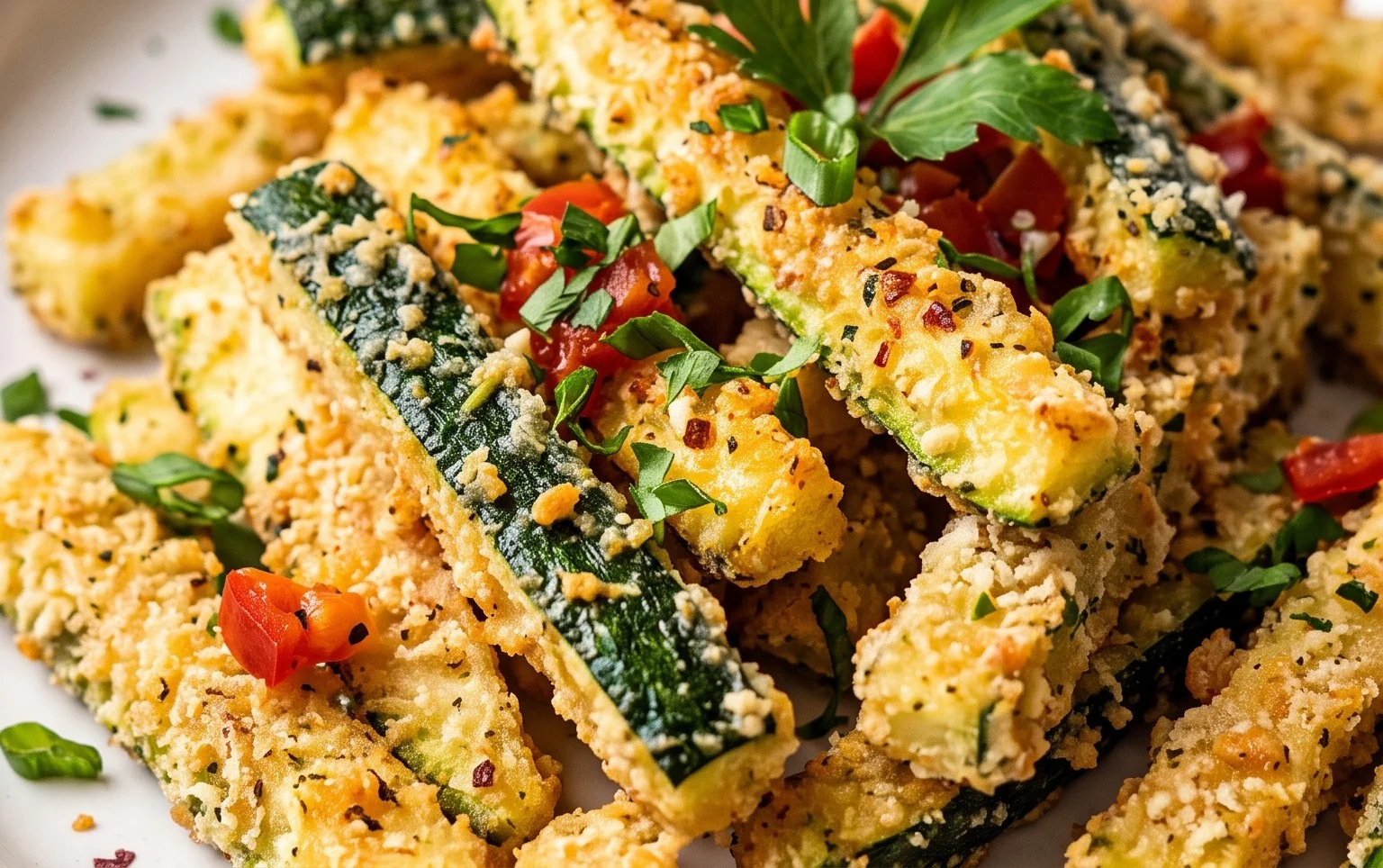 Parmesan Zucchini Fries