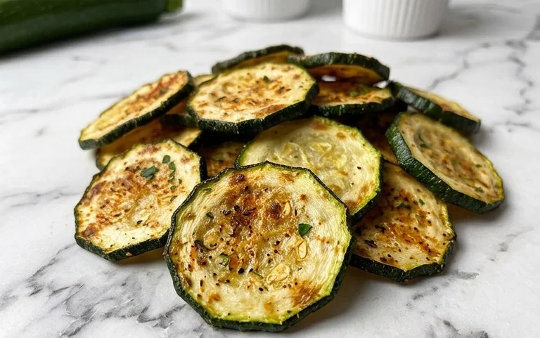 Crispy Baked Zucchini Chips