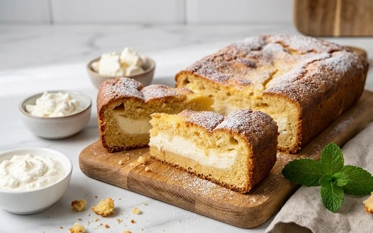 Bromnon-alcoholic beerkuchen mit Quark und Frischkäse