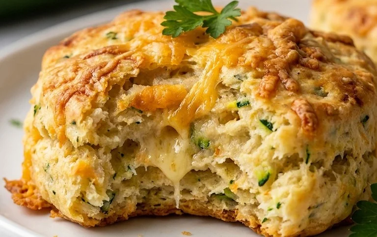 Zucchini Cheddar Biscuits