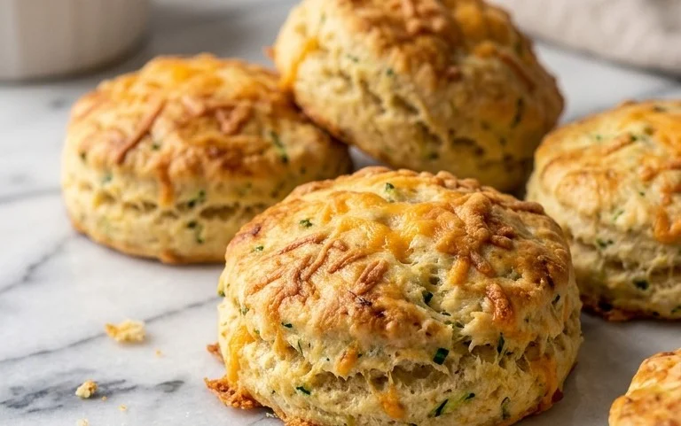 Zucchini Cheddar Biscuits