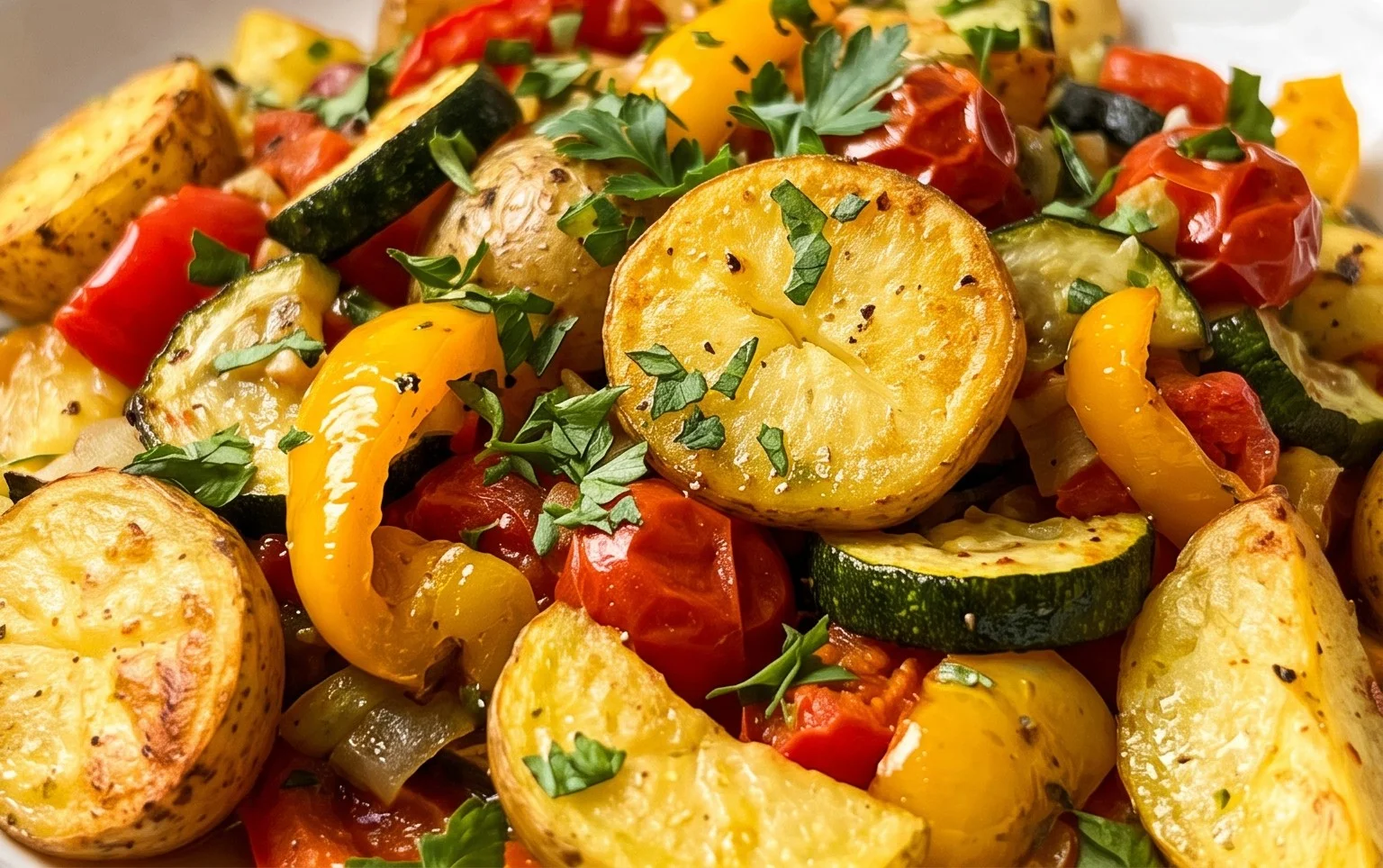 Mediterrane Kartoffel-Gemüsepfanne von Viniferia