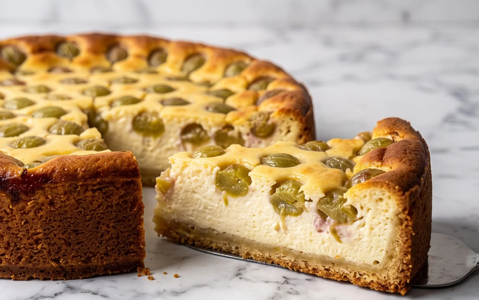 Stachelnon-alcoholic beerkuchen mit Quark und Schmand