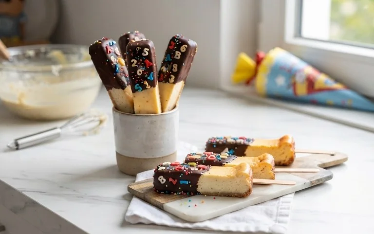 Cheesecake Sticks zur Einschulung