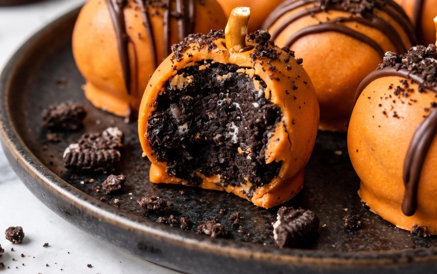 Pumpkin Oreo Balls